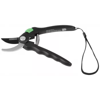 BRÜDER MANNESMANN bypass-trädgårdssax, svart/grön, non-stick-belagd klinga, 20 mm skärkapacitet, 1 st (M63101)