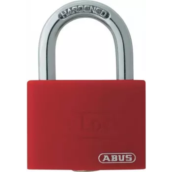 ABUS T65AL/40 aluminiumhänglås med härdad stålbåge, rött ABVS50011
