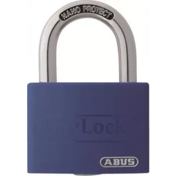 ABUS myLock T65AL/40 blått aluminiumhänglås med härdad stålbåge 802829