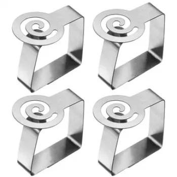 WESTMARK bordsduksklämmor silver, 4 st (64292260)