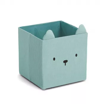 Zeller Bär förvaringslåda mint 28 x 28 x 28 cm 14490
