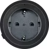 Schwaiger Household Socket Adapter for Modular Power Rail, Black (MSPS0230)
