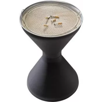 APS DIABOLO 574 Askkopp av galvaniserat stål, 60 cm höjd, 40 cm diameter, 1,5 kg sand ingår