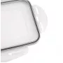 APS istärningslåda med lock, transparent/grå, 2-set, polypropylen, diskmaskinssäker 36103