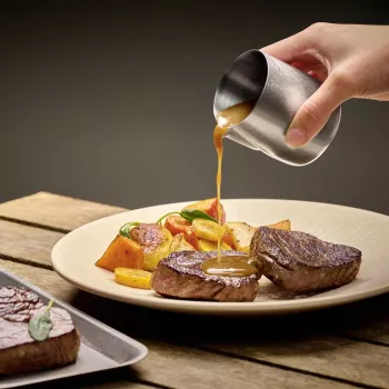 APS FLOW hällpip i rostfritt stål, 150 ml, silver 10305