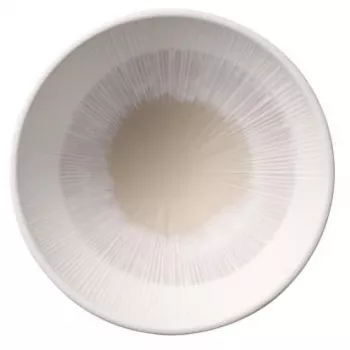 APS BLUSH rund serveringsskål 160 mm beige melamin stapelbar diskmaskinssäker 85508