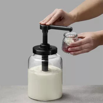 APS DISPENSA 1,7L glasdispenser, transparent/svart 93290