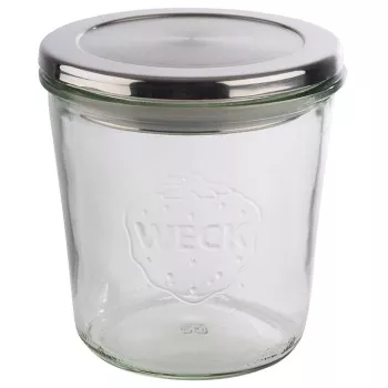APS lock för Weck-glas, rostfritt stål med gummipackning, diskmaskinssäker, 1 st (82360)