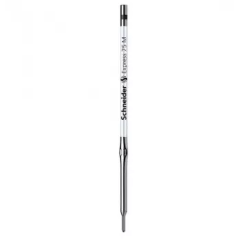 Schneider Express 75 kulspetspenna – svart metallic rostfritt stål, medium 7511