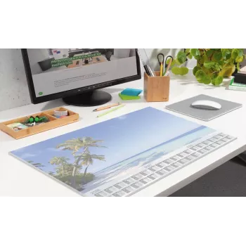 Sigel H6470 skrivbordsunderlägg papper Palm Beach 59,5 x 41 cm 2026-2028 30 blad