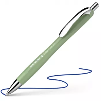 Schneider Slider Rave XB kulspetspenna, blått bläck, grönt skaft 50-132544