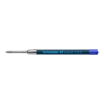 SCHNEIDER Express 735 kulspetspenna-refill, bred (B), blå, Plug & Play, 1 st 7373
