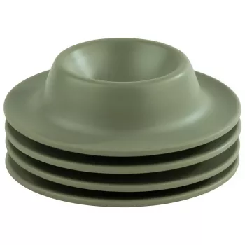 APS EGGY äggkoppsset med 4 st, grönt melamin, 85 mm diameter, diskmaskinssäker 85295
