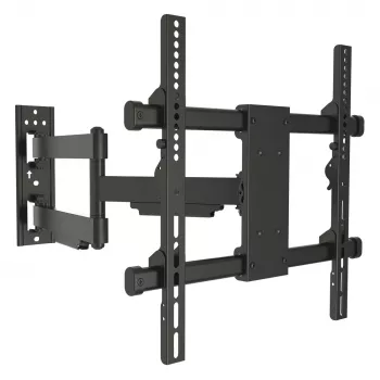 E+P fullrörligt väggfäste för 32–65 inch TV, VESA upp till 400x400, svängbart, vinklingsbart, svart 0005625444