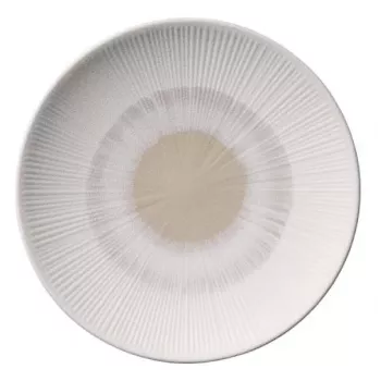 APS BLUSH mattallrik flat 210 mm beige melamin stapelbar diskmaskinssäker värmetålig 1 st 85503