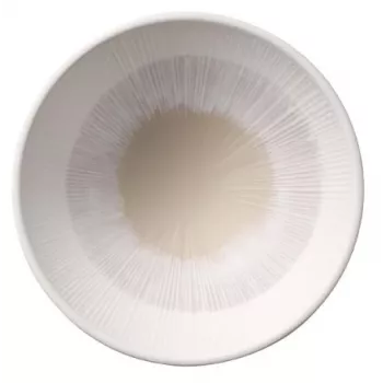 APS BLUSH rund serveringsskål, 190 mm, beige melamin, stapelbar, diskmaskinssäker, värmetålig (1 st) 85509