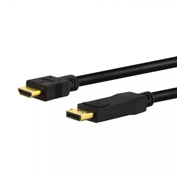 E+P DP3 HDMI-till-DisplayPort-kabel 2 m