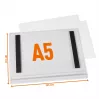 DURABLE vattentät magnetisk A5-posterram, 5-pack, svart 505819