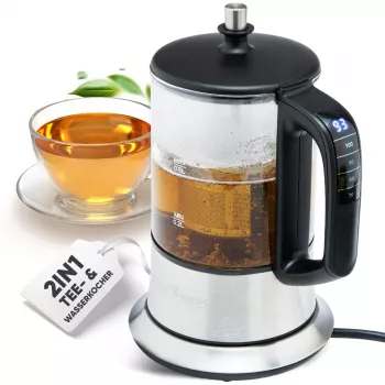 ProfiCook 501165 tebryggare 0,5 L 1100 W svart – rostfritt stål