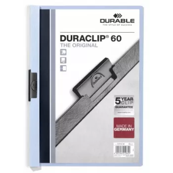 DURABLE Duraclip 6 mm klämma A4 blå (25-pack)