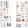 Rayher dekorationsartikel transferfolie Nordic Winter flerfärgad 2 ark (31663000)