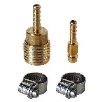 Einhell 6 mm slangkoppling set för tryckluftssystem (4139500)