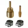Einhell 6 mm slangkoppling set för tryckluftssystem (4139500)