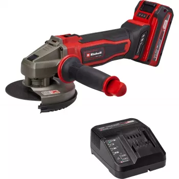 Einhell TE-AG 18/125-2 Li batterivinkelslip 18V 125mm med 4,0Ah batteri och laddare 4431190