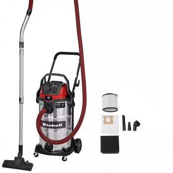 Einhell TE-VC 4090 SACL våt- och torrdammsugare 40 L rostfritt stål dammklass L 2347445