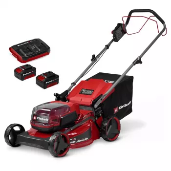 Einhell GC-CM 36/46 S Li BL batterigräsklipparset (2x4,0Ah, 46cm) 3413380