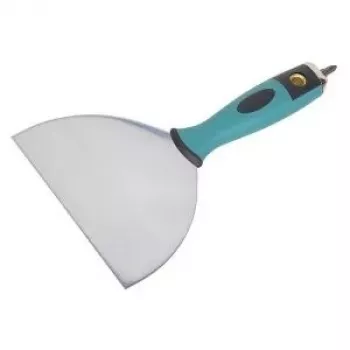 Wolfcraft 4047000 fogspackel 255 mm x 150 mm rostfritt stål flexibelt blad med ergonomiskt grepp