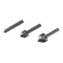Wolfcraft 2504000 försänkningsset, 3-delat, 6/12/16 mm, verktygsstål, cylindrisk skaft