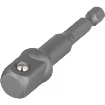 Wolfcraft 2414000 hylsnyckeladapter 1/4 inch drift till 1/2 inch hylsnyckel, 72 mm, kromvanadin