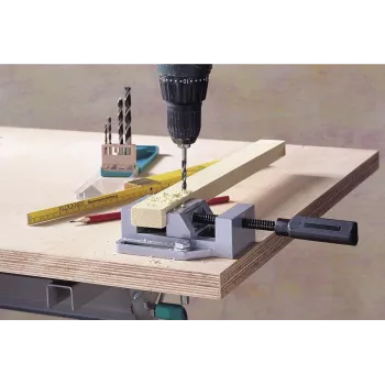 Wolfcraft S-Series Machine Vise 68 mm Jaw Width, 65 mm Clamping, Die-cast Aluminum 3412099