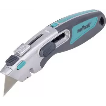 Wolfcraft Safety Dual Trapezoid Blade Knife 4106000