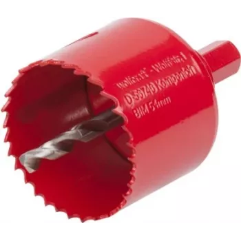Wolfcraft 5472000 bi-metall HSS hålsåg 20 mm för trä, metall, plast, gipsskivor
