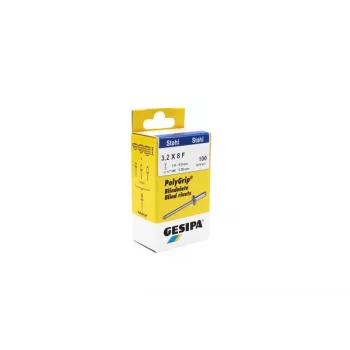 GESIPA PolyGrip® blindnit 3,2 x 8 mm stål/stål, 100 st 1464887
