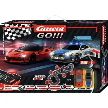 Carrera GO!!! High Speed Pursuit elektriskt slotcar-racingset