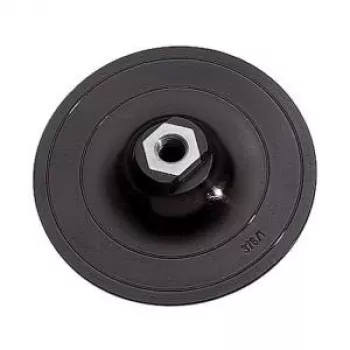 wolfcraft 125 mm kardborre-slipplatta med borrchucksadapter och K80-slippapper (2285000)