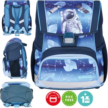 Herlitz Loop skolryggsäck 6-9 år, Cosmonaut Cosmo Explorer