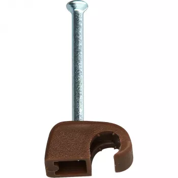 Heinrich Kopp kabelclips med spik, buntdiameter 4-7 mm, brun, 50 st 342606089