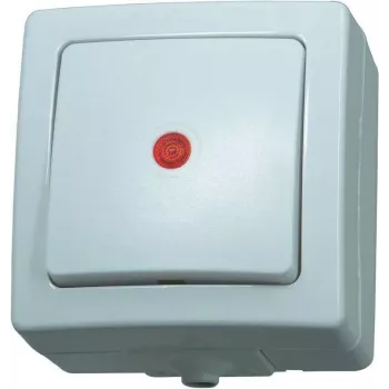 HEINRICH KOPP Paris 2-vägs vippströmbrytare, infälld, 250 V AC, 10 A, polarvit 566302004