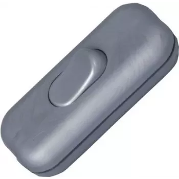 HEINRICH KOPP kabelmellanbrytare med dragavlastning, silver, 1-polig på/av, 2 A, 250 V 191320086