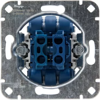 HEINRICH KOPP 507300001 infälld växelbrytare/växelbrytarinsats, 250V, 10AX, aluminium