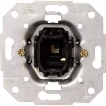 HEINRICH KOPP tryckknappsinsats för HK05/HK07, aluminium, 1-polig, 250V AC, 10A 504400001