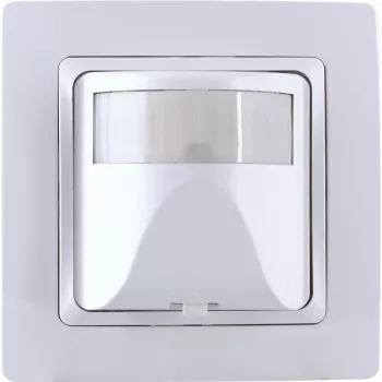 HEINRICH KOPP 808402013 kabelansluten infraröd rörelsedetektor, vit, IP20, 230 V AC, 4-240 s, infälld montage