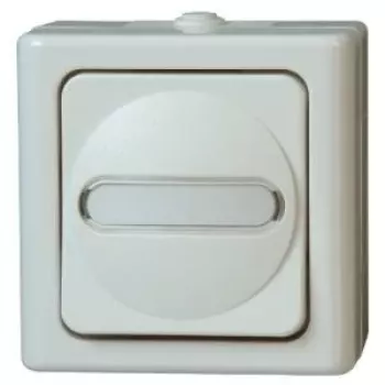 HEINRICH KOPP universell brytare BLUE ELECTRIC arktis utanpåliggande våtutrymme 10A, 250V (560602007)