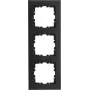KOPP HK07 PURE 3-fack täckram, matt svart 407050004