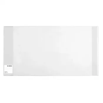HERMA bokskyddsomslag med flik, PP, 540 x 260 mm, transparent, 140 µm, sidovikbar flik 14260