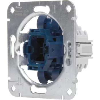 HEINRICH KOPP infälld av-/växelströmbrytare bas, 250V, 10AX, IP20, aluminium 508600001